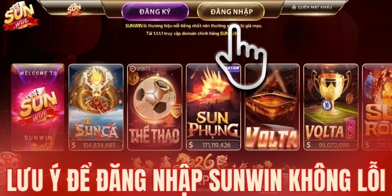 4 điều cần biết để đăng nhập SUNWIN không bị lỗi