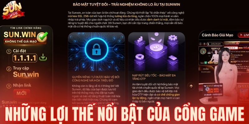 Những lợi thế nổi bật của cổng game